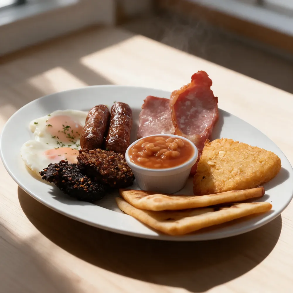 Full Irish breakfast & pot of tea