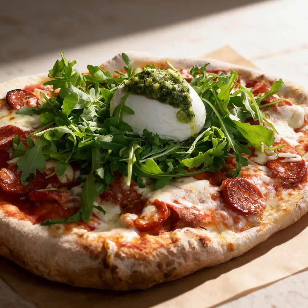 Loaded pizza
